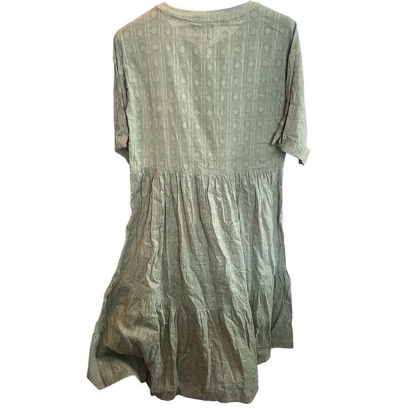 Anthropologie Sage Green Cottagecore Maxi Dress size XS - Picture 6 of 12